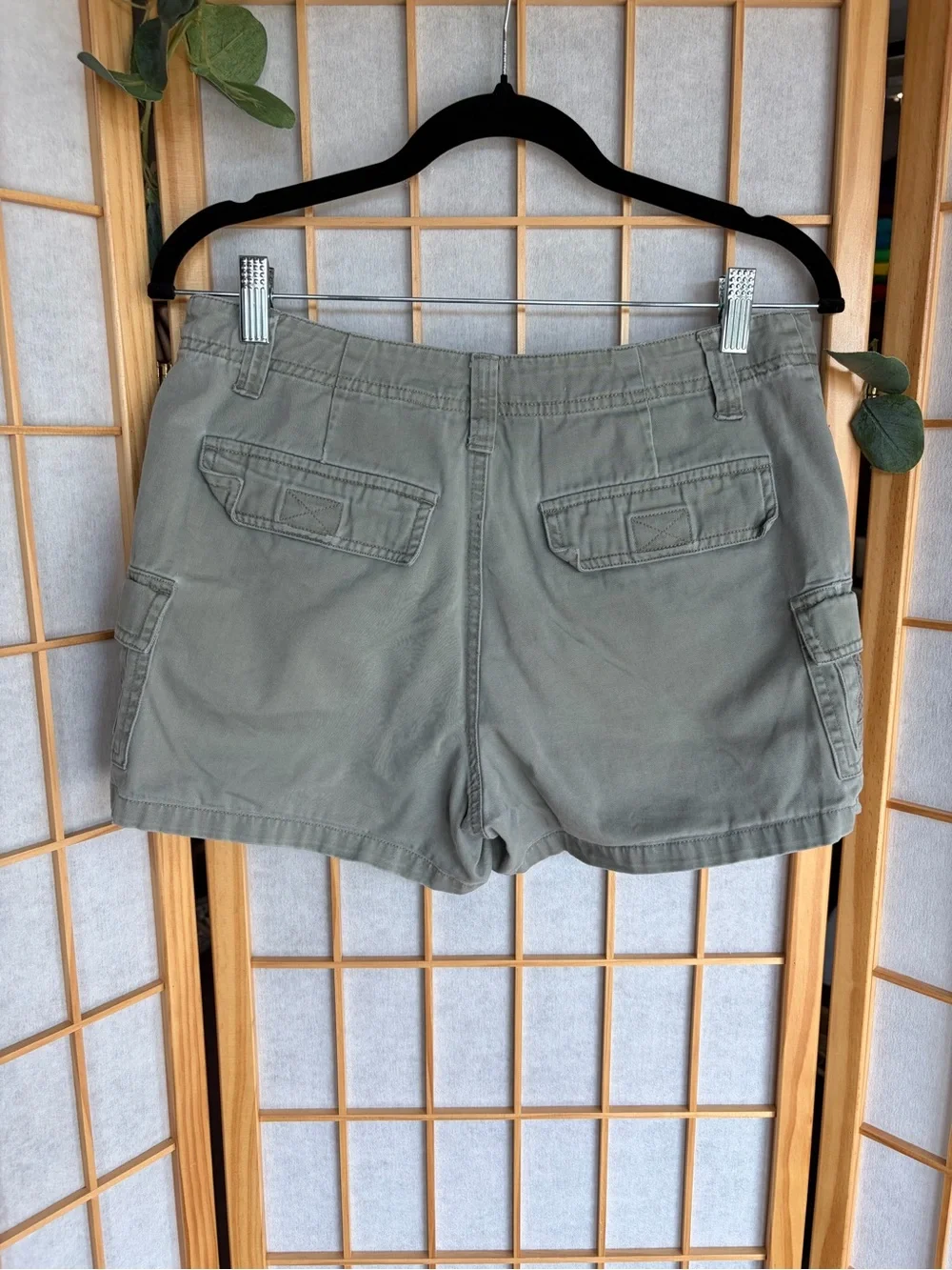 Old Navy Olive Green Cargo Shorts for Women